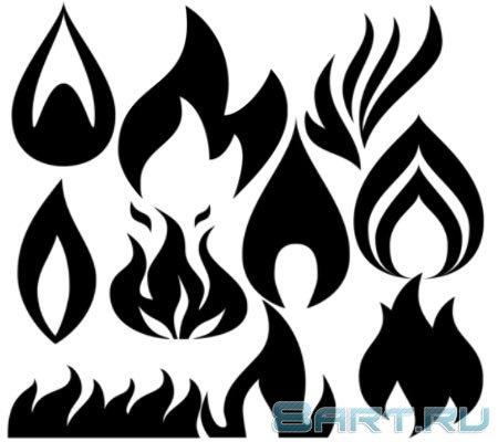 Кисти огонь Кисти огонь