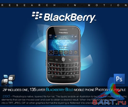 Psd  Blackberry