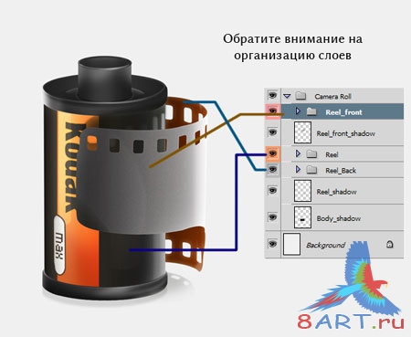 Рисуем фотоплёнку Рисуем фотоплёнку
