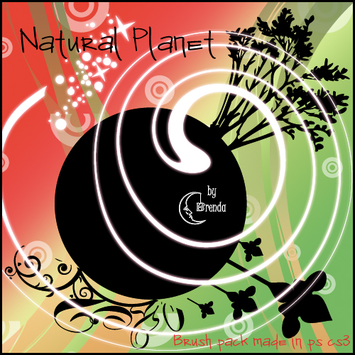����� ��� Photoshop - Natural Planet Brushes by Brenda