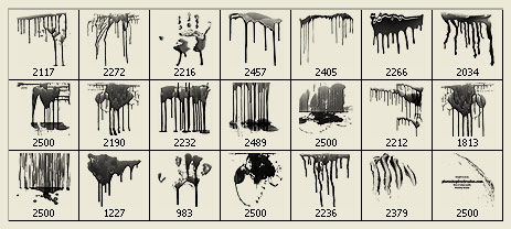 Blood Splatter Photoshop Brushes Part 2