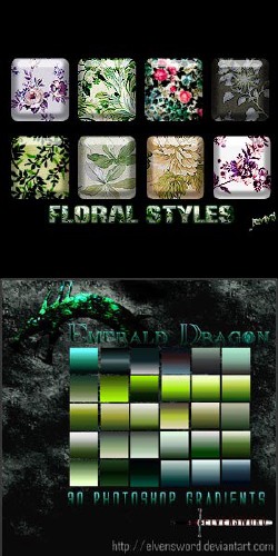 Abstract Brush Pack �1 + Bonus