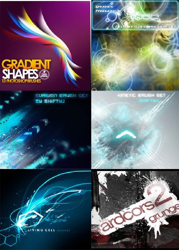 Abstract Brush Pack �1 + Bonus