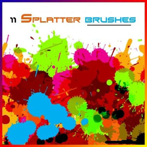 Splatters Brushes Pack