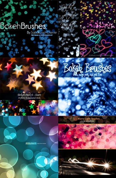 Bokeh Brushes ��� Photoshop
