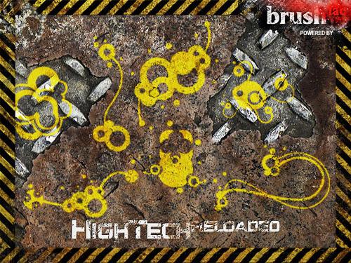 Brushes for Photoshop - HighTech Reloaded