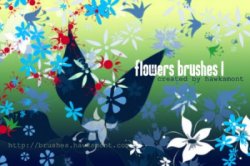 Flowers. ����� ��� Photoshop