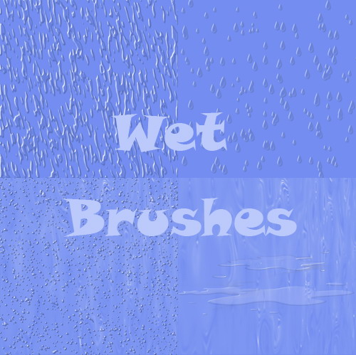 Wet Photoshop Brushes