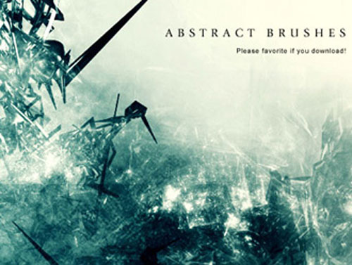 Ghost Abstract Photoshop Brushes