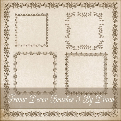 Decor Frame Brushes 3 by Diana Creations  ������������ �����