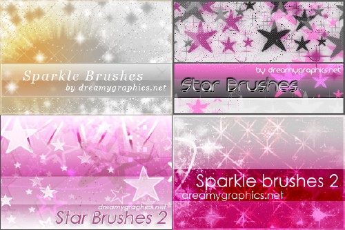 Sparkle and star brushes