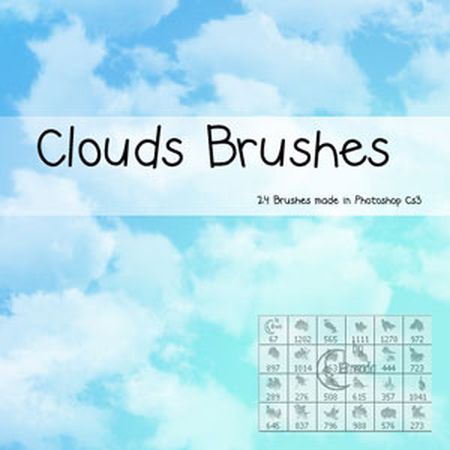����� ��� Photoshop (Clouds Brushes)