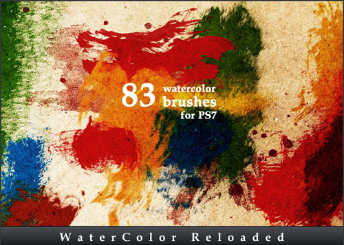 Brushes for Photoshop - WaterColor Reloaded