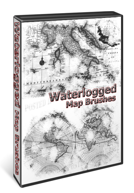 Waterlogged Map Brushes