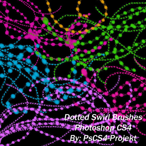 Brushes for Photoshop - Dotted Swirl Ps CS4