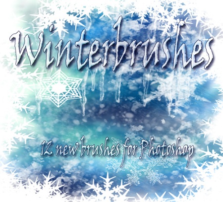 ����� ��� Photoshop - Winter brushes / ������ �����