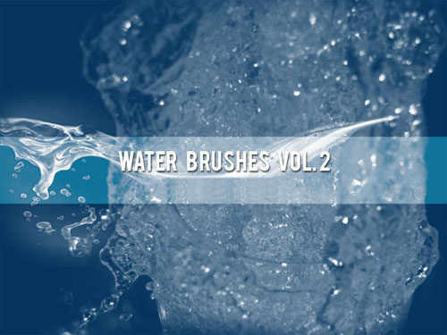 Water Brushes for Photoshop Vol. 2