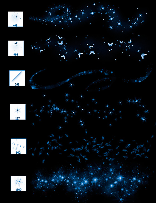 ����� ��� Photoshop � ���������� ���� / Photoshop Brushes � Rons Angel Dust