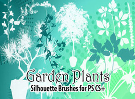 Garden Plants Brushes