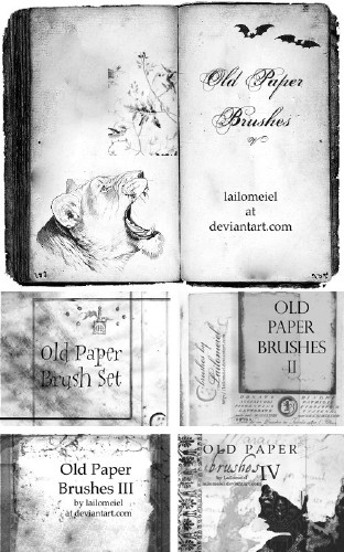 Old Paper Brush Pack