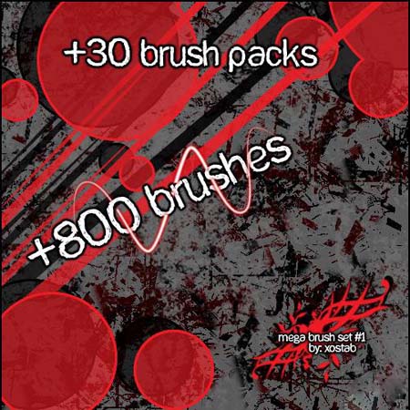 Photoshop Brushes - Mega Set