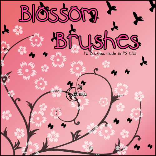 ����� ��� Photoshop - Blossom Brushes by Brenda