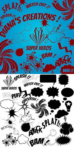 Comic Action Brushes