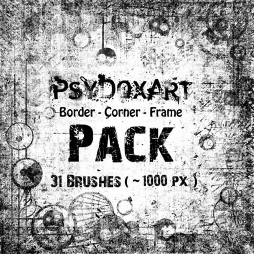 ����� ��� Photoshop -Border-Corner-Frame-PACK