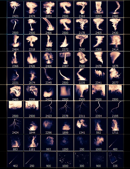 ����� ��� Photoshop � ������� / Photoshop Brushes � Rons Tornado
