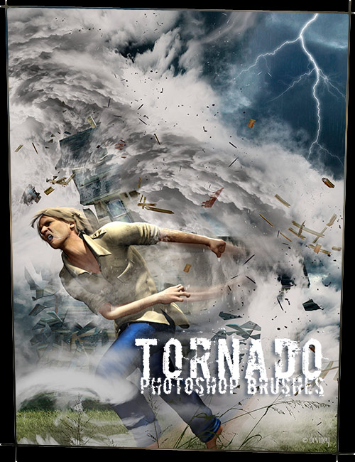 ����� ��� Photoshop � ������� / Photoshop Brushes � Rons Tornado