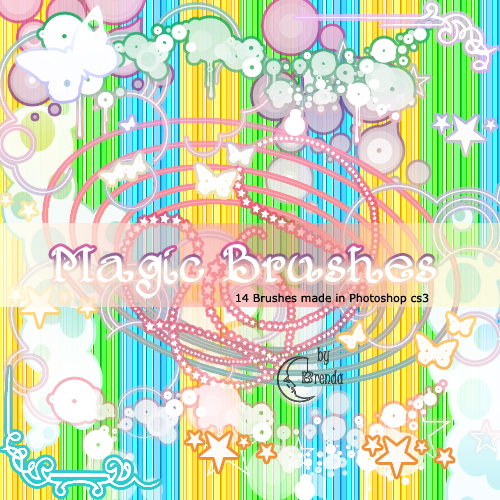 ����� ��� Photoshop - Magic Brushes by Brenda