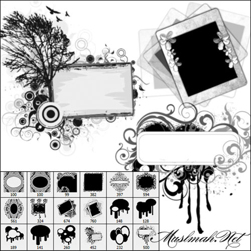 Frame Brushes for Photoshop Pack 2