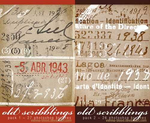 Old Scribblings Brushes