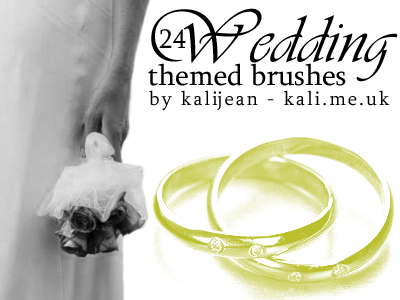 Wedding Themed Brushes