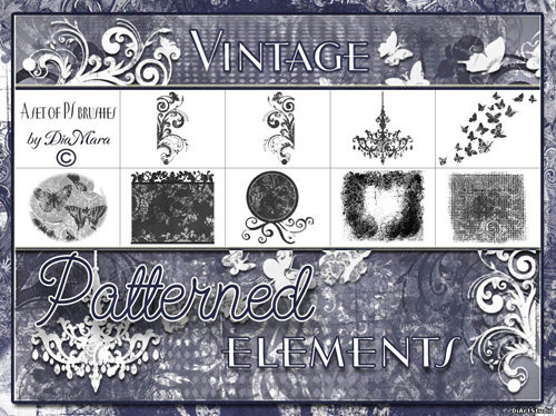 Vintage Patterned Elements