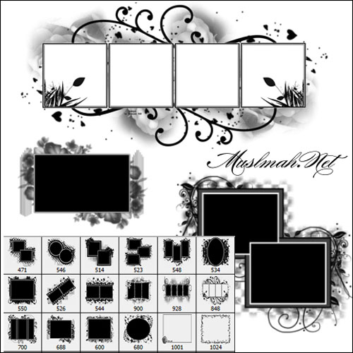 Frame Brushes for Photoshop Pack 1
