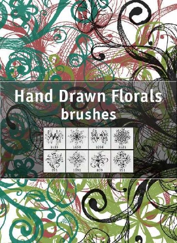 Hand Drawn Florals Brushes