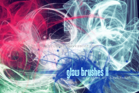 ����� ��� Photoshop - Glow Brushes II