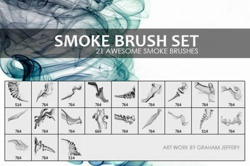 Smoke brush set