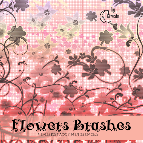 ����� ��� Photoshop - Flowers Brushes by Brenda