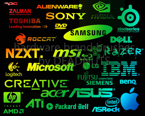Hardware Brands Brushes for Photoshop