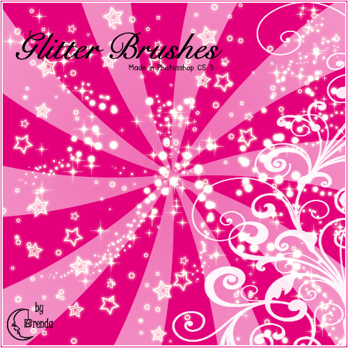 ����� ��� Photoshop - Glitter Brushes by Brenda