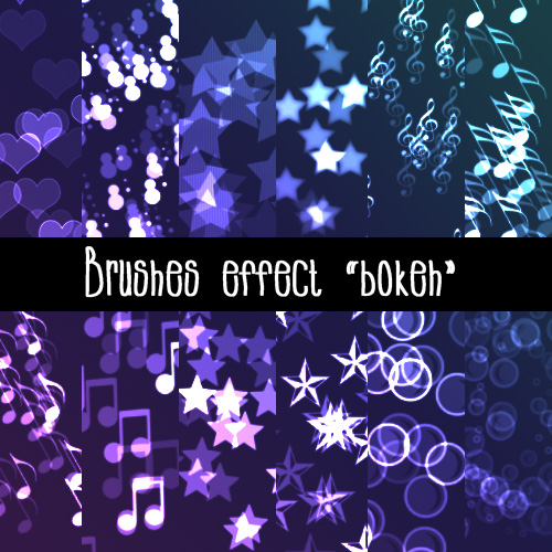 Bokeh Effect Photoshop Brushes