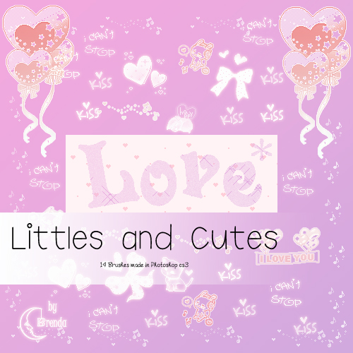 ����� ��� Photoshop - Littles and Cute Brushes by Brenda