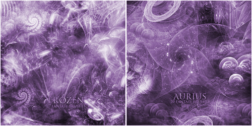 Aurius and frozen brushes