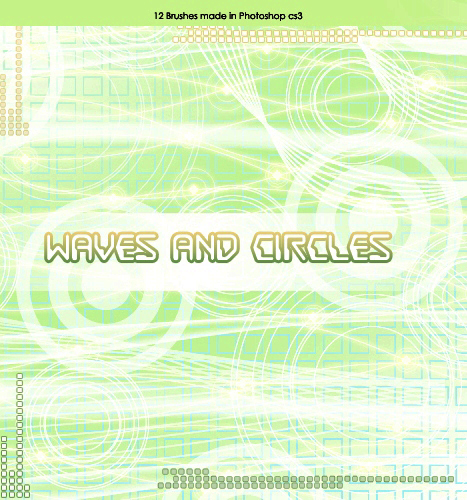 ����� ��� Photoshop - Waves and Circles Brushes by Brenda