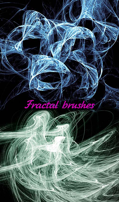 Fractal &amp; Ripple Photoshop Brushes