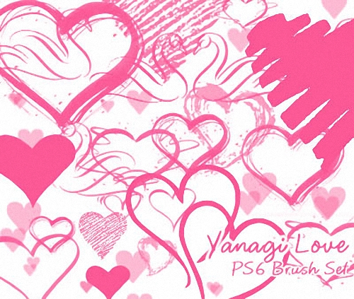 ����� ��� Photoshop - Love Brushes