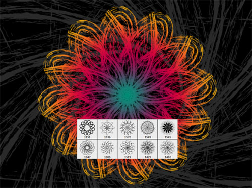 Chalk Decorative Brushes for Photoshop