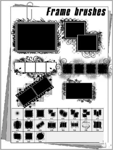 Frame Brush Pack